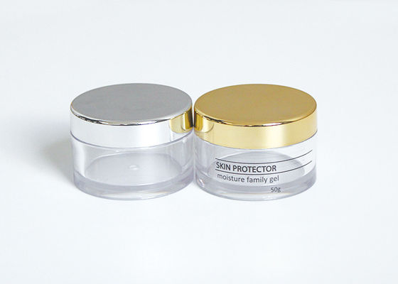 Finissage cosmétique rond de revêtement de chapeau de la catégorie comestible PETG de pot de cylindre clair