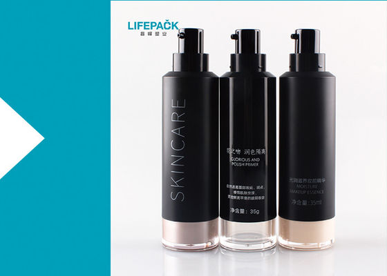 Taille vide rechargeable de la capacité φ34.5mmx134mm de la bouteille 50ml de pompe de base