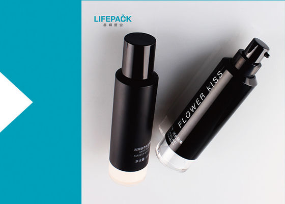 Finition cosmétique privée d'air légère de compagnon de bouteille de pompe avec le fond acrylique