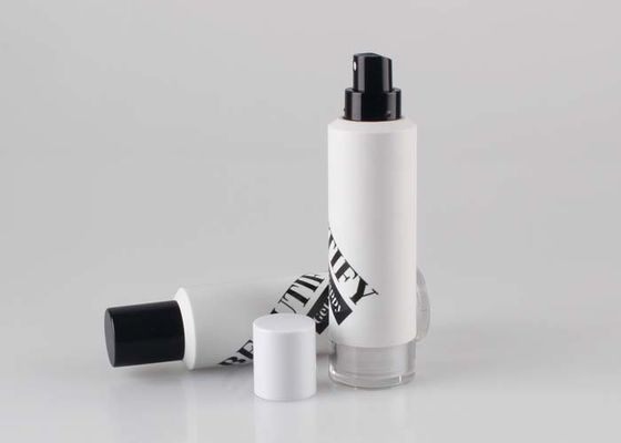 Bouteilles privées d'air cosmétiques rondes de pompe pour la conception liquide de mur de double de base