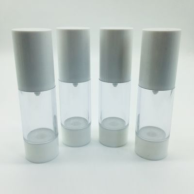 1OZ vident la bouteille privée d'air en plastique pour le logo adapté aux besoins du client par soins de la peau personnels